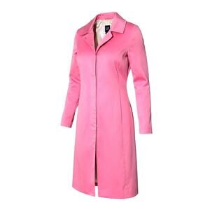 GAP Womens (S) Spring Pink Trench Coat 100% Cotton Snap-Closure w/ Silky Lining